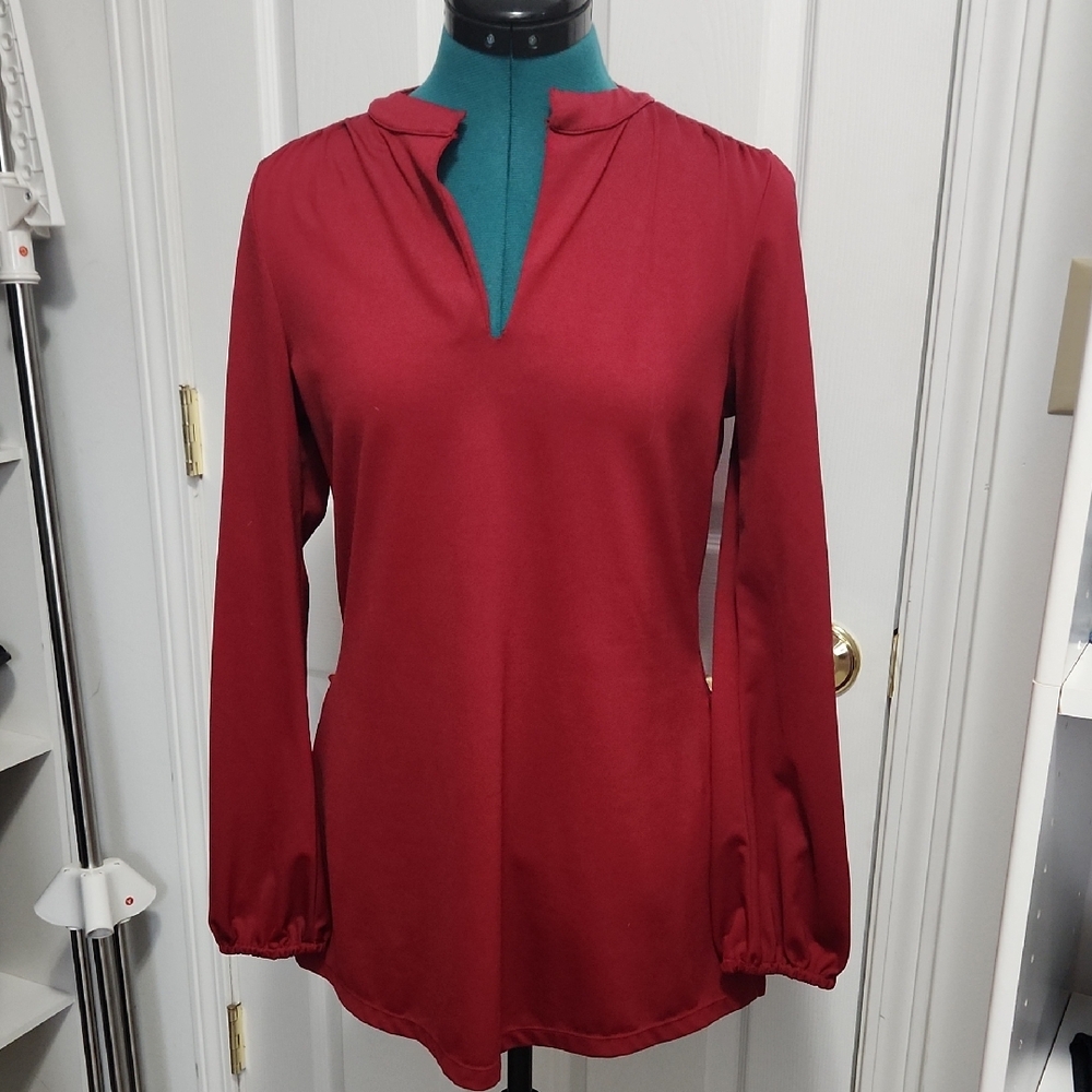 The Limited Deep Red Blouse